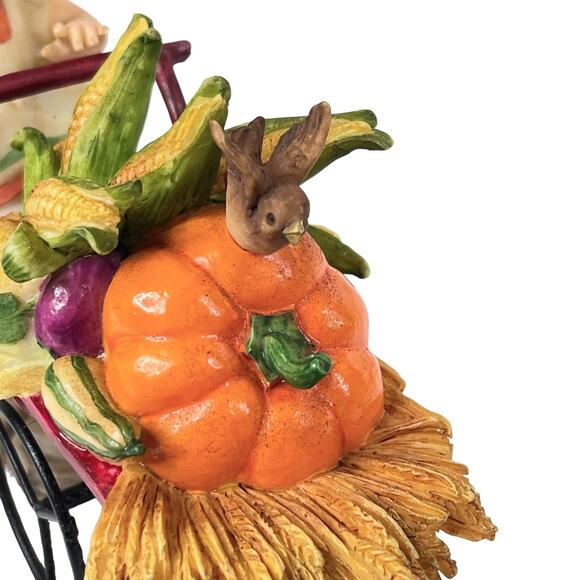 My Little Kitchen Fairies Bountiful Harvest Fairie Fall Pumpkin Fairy Figurine - Picture 6 of 8